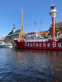 The dock 'Ratsdelft' in Emden Germany