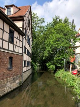 Canal in Erfurt, Germany