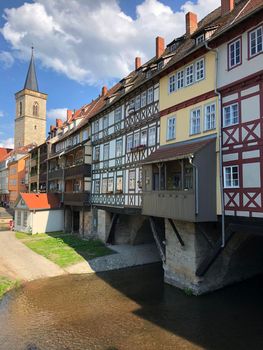 Krämerbrücke in Erfurt, Germany