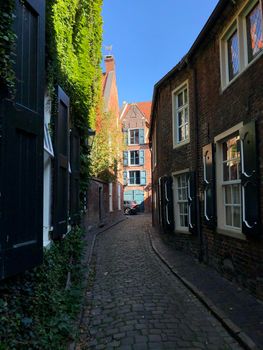 Architecture in the old town of Leer, Germany