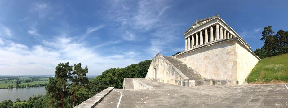 Panorama from The Walhalla in Donaustauf, Germany