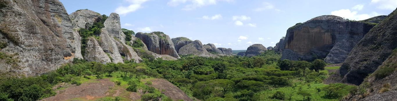 The Black Rocks at Pungo Andongo (Pedras Negras de Pungo Andongo) in Angola