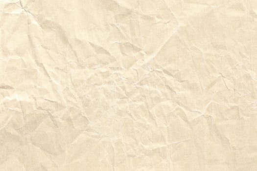 Brown crumpled paper background texture