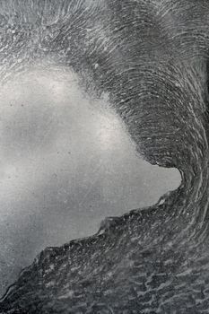 Grunge texture of a gray concrete wall with scratches and spots on the surface.Texture or background