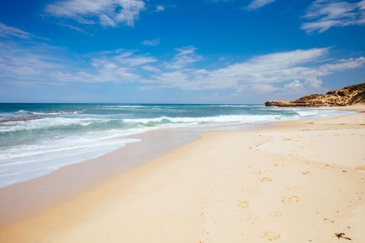 The idyllic Koonya Beach on a hot summer's day in Sorrento, Victoria, Australia