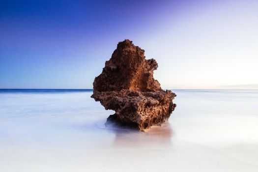 The idyllic Number Sixteen Beach at sunset in Rye, Victoria, Australia