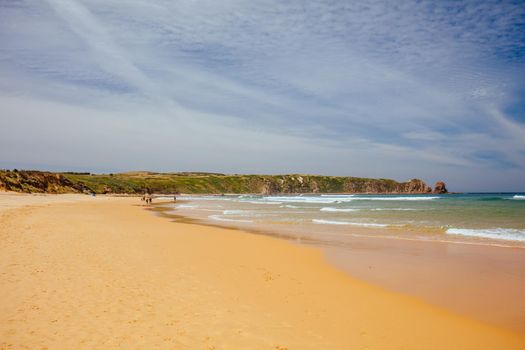 The iconic Cape Woolamai Surf Beach and Cowrie Patch Beach on Phillip Island, Victoria, Australia