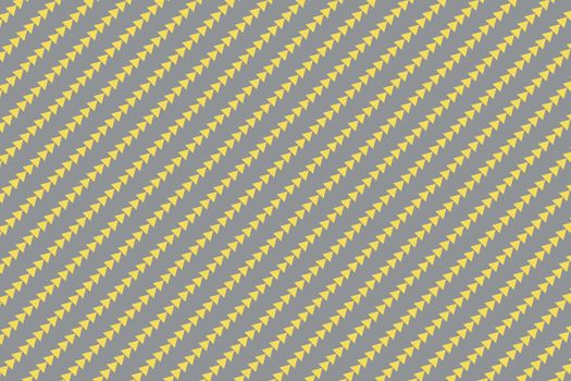 Illuminating yellow arrow pattern on ultimate gray colour, abstract background