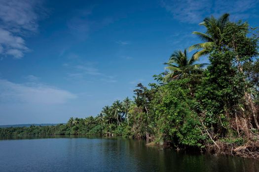 tatai river jungle nature scenic landscape in remote cardamom mountains cambodia