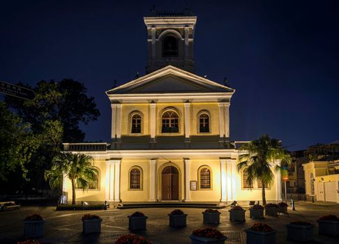 our lady of carmo  landmark  portuguese colonial architecture church in taipa macau china