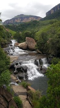 Waterfall at Royal Natal National Park in South Africa in South Africa
