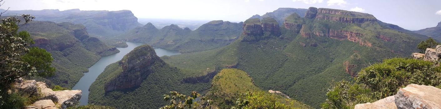 Blyde River Canyon panorama in South Africa