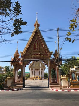 Wat Buraparam Buddhist Temple in Surin Thailand