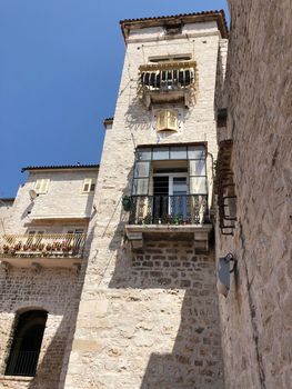 Housing in the old town of Sibenik, Croatia