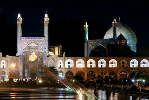 the shah mosque famous landmark on Naqsh-e Jahan Square in isfahan city iran