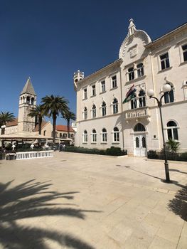 Square around the church of St. Dominic in Trogir Croatia