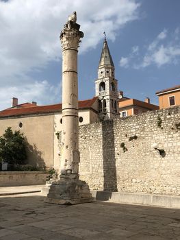 The Roman Forum in Zadar Croatia