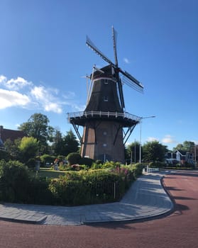 Windmill the Eendragt in Anjum, Friesland The Netherlands