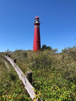 Lighthouse on Schiermonnikoog in The Netherlands