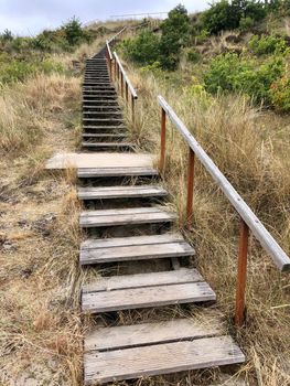 Stairs on Terschelling The Netherlands