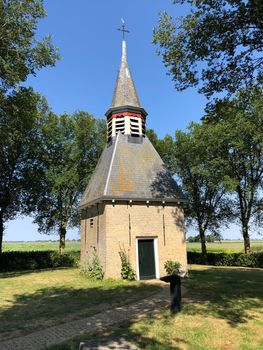 Belltower in Greonterp a small village in Friesland, the Netherlands.