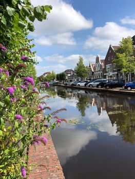 Canal in Gorredijk, Friesland The Netherlands