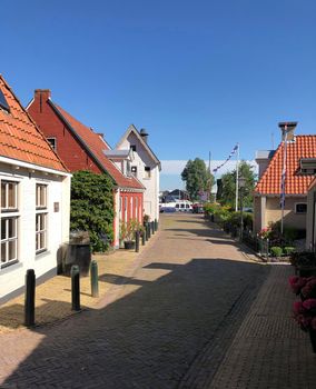 Street in Grou, Friesland The Netherlands