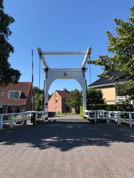 Bridge in Grou, Friesland The Netherlands