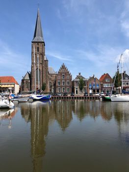 The Zuiderhaven in Harlingen, Friesland The Netherlands
