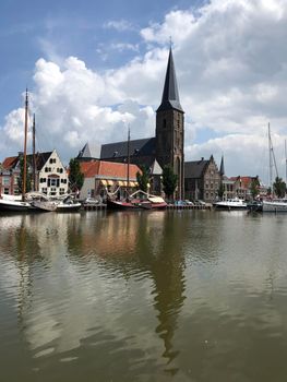 The Zuiderhaven in Harlingen, Friesland The Netherlands