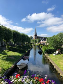 The Ee gracht in IJlst The Netherlands
