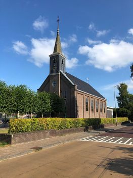 Haskerhorne church in Friesland The Netherlands