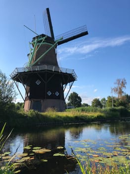 Penninga’s windmill in Joure Friesland The Netherlands