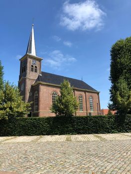 Martinikerk a church in Koudum, Friesland The Netherlands