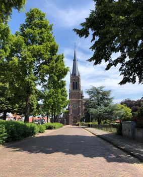 Sint Nicolaaskerk church in  Sint Nicolaasga, Friesland The Netherlands