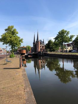 The waterpoort in Sneek, Friesland The Netherlands