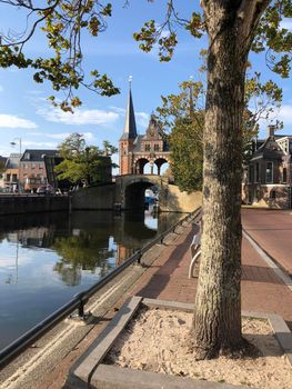 The Waterpoort in Sneek, Friesland The Netherlands