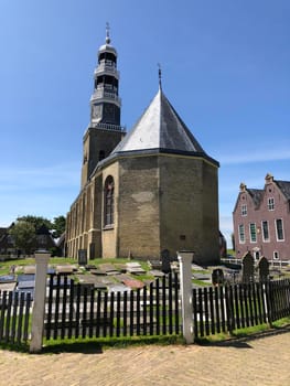 The Grote Kerk in Hindeloopen, Friesland The Netherlands