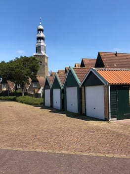 The Grote Kerk in Hindeloopen, Friesland The Netherlands