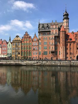 Architecture at the waterfront in Gdanks Poland