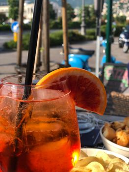 Spritz cocktail in Trieste Italy