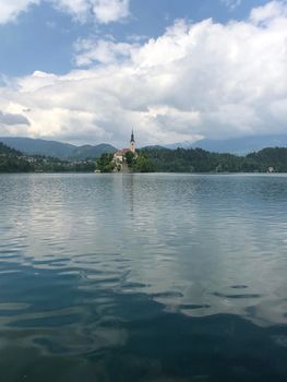 Bled island in Slovenia