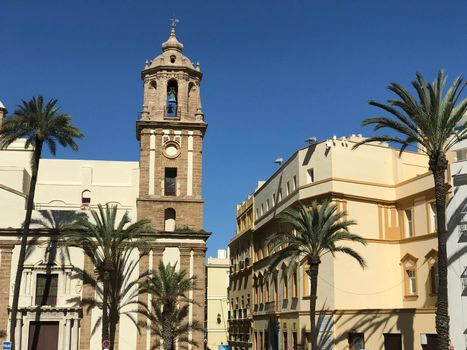 Church of Santiago in Cadiz Spain