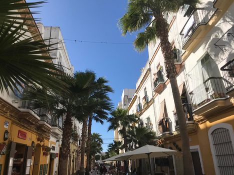 Calle Virgen de la Palma street in Cadiz Spain