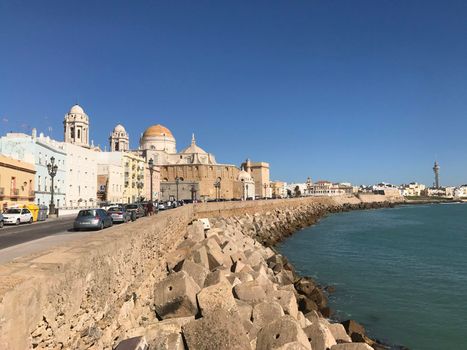 Bay of Cadiz in Cadiz Spain