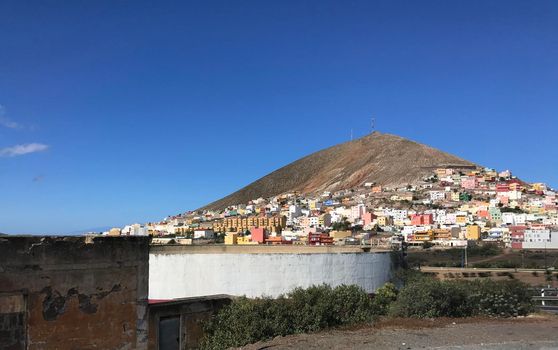 Houses in Galdar Gran Canaria Canary Islands Spain