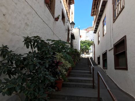 Stairs in Agaete Gran Canaria Canary Islands Spain