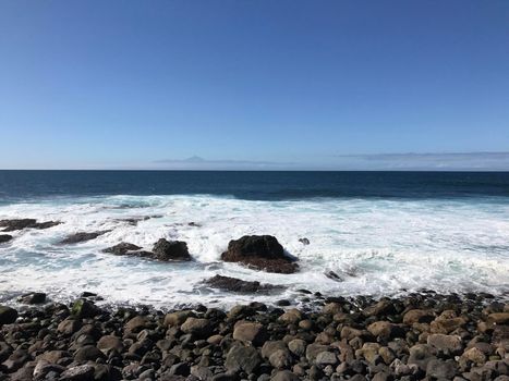 The coast of Agaete Gran Canaria Canary Islands Spain