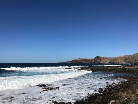 Coast in Agaete Gran Canaria Canary Islands Spain
