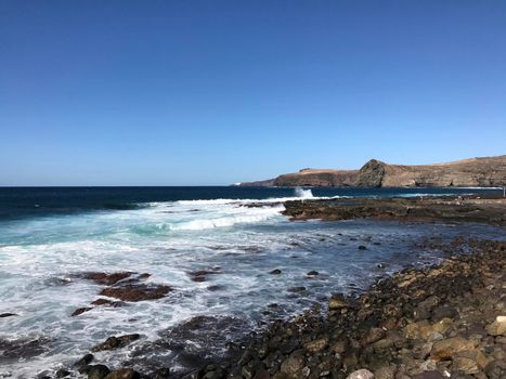 Coast in Agaete Gran Canaria Canary Islands Spain
